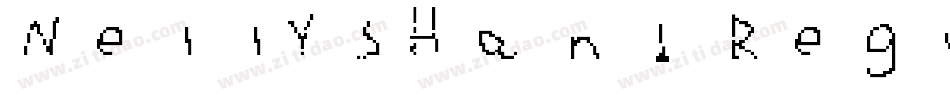 NellysHand Regular字体转换